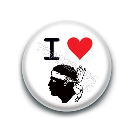 Badge : I love tête de Maure