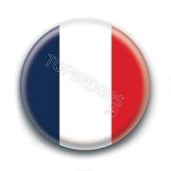Badge : Drapeau France