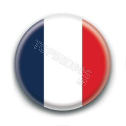 Badge : Drapeau France