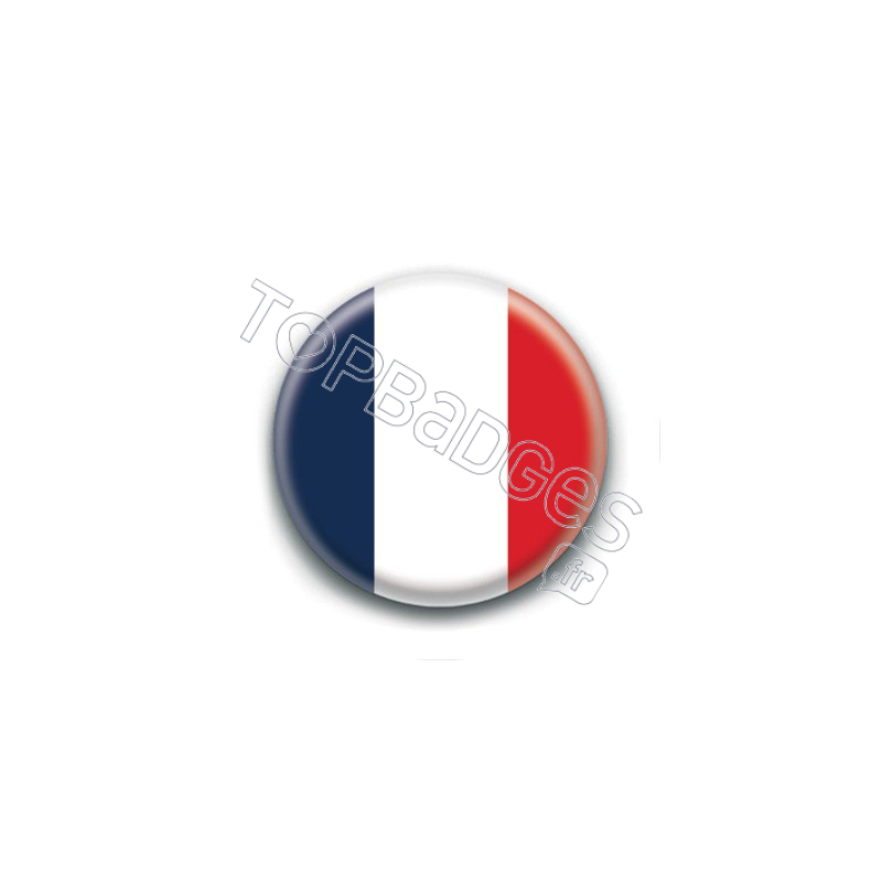 Badge : Drapeau France