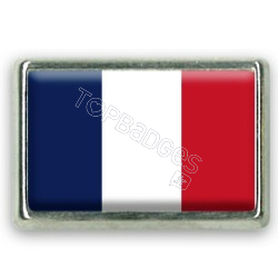 Pins rectangle : Drapeau France