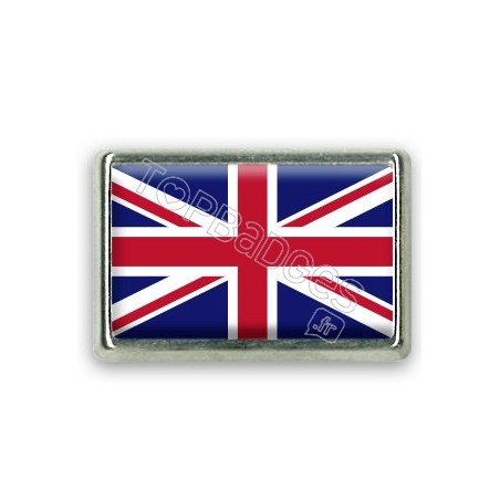 Pins rectangle : Drapeau Royaume-Uni