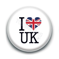 Badge : I love United Kingdom