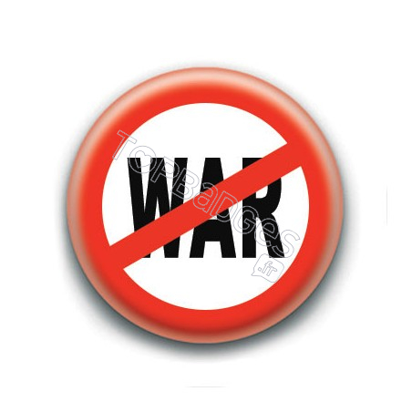 Badge : No war