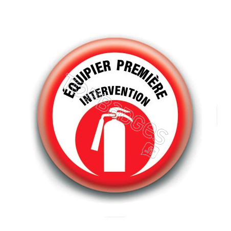 Badge : Équipier première intervention