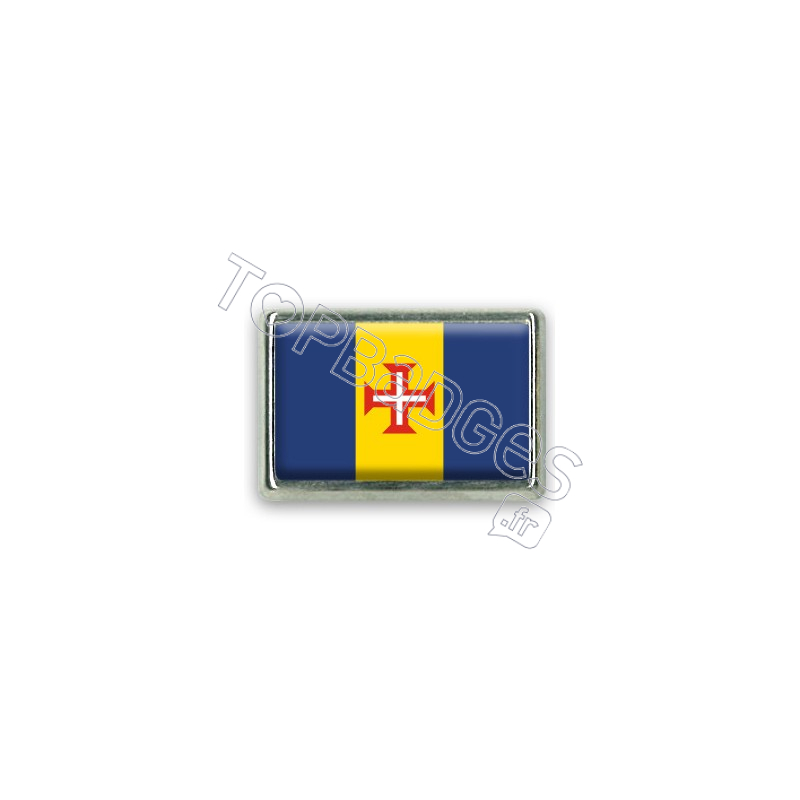 Pins rectangle : Drapeau Île de Madère