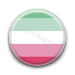 Badge : Drapeau abrosexuel