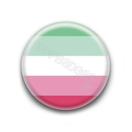 Badge : Drapeau abrosexuel