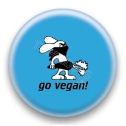 Badge : Go vegan !