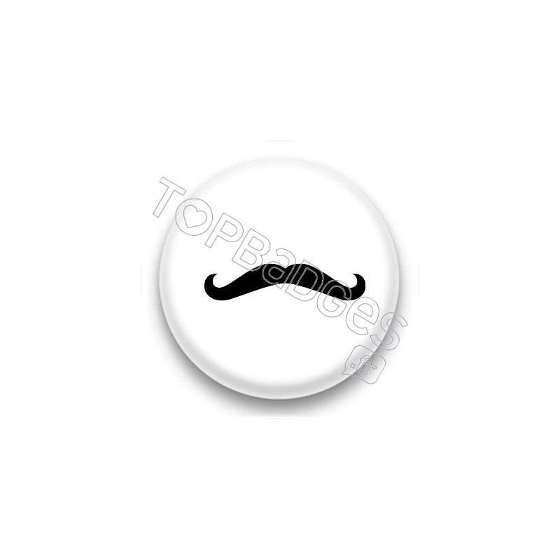 Badge Longue Moustache