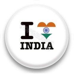 Badge I Love India