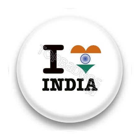 Badge I Love India