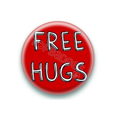 Badge Free Hugs