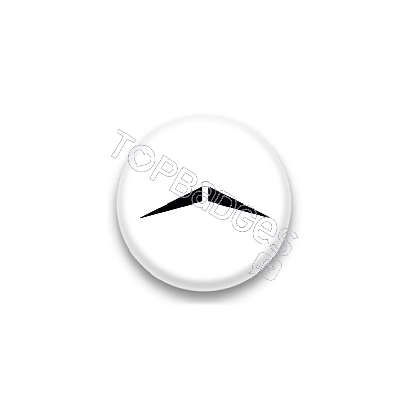 Badge Moustache pointue