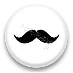 Badge Moustache noire 2