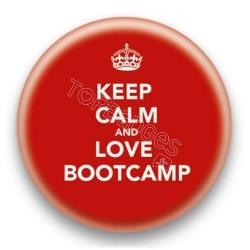 Badge Keep Calm And Love Bootcamp