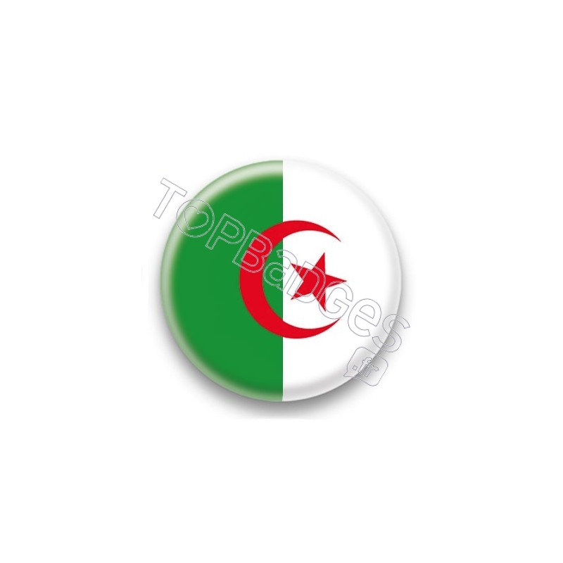 Badge drapeau Algérie