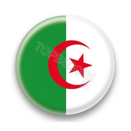 Badge drapeau Algérie