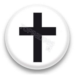 Badge Croix noire