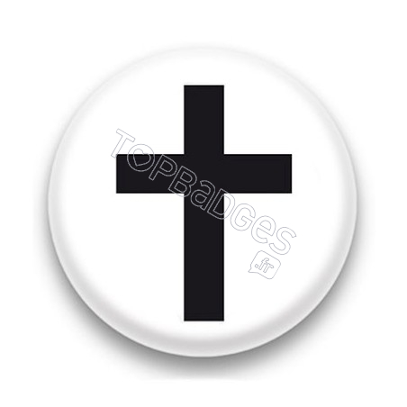 Badge Croix noire