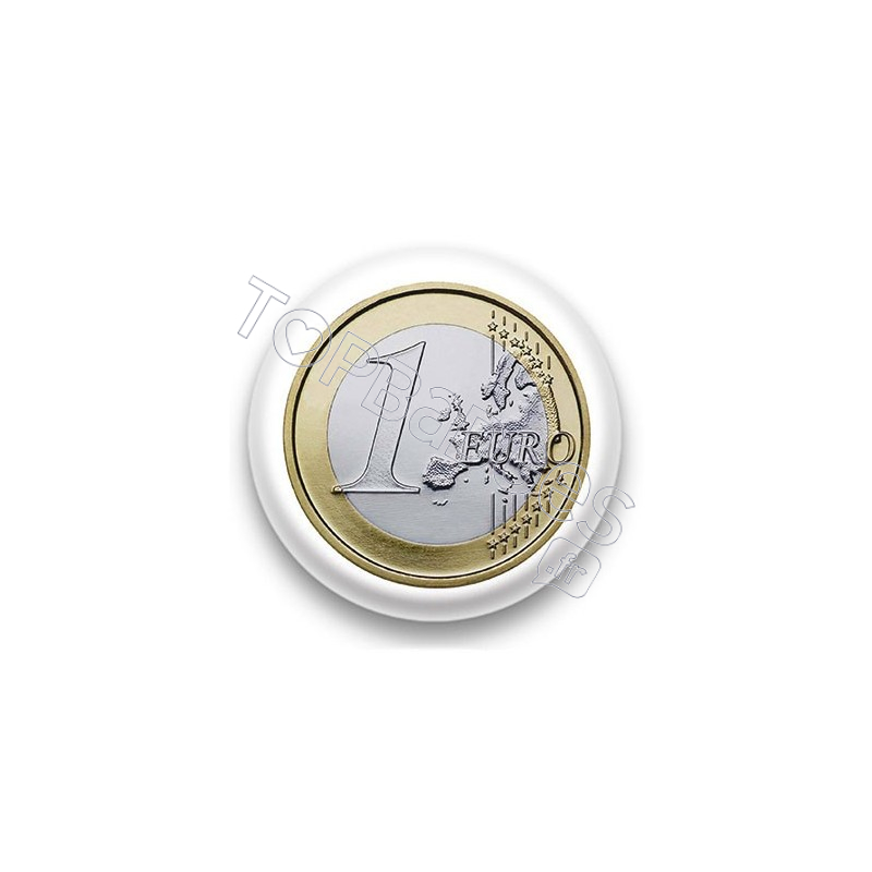 Badge Pièce de 1 euro