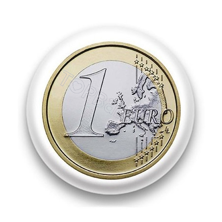 Badge Pièce de 1 euro