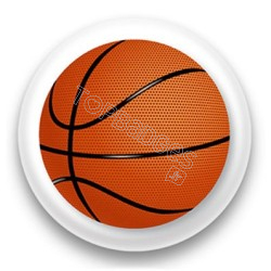 Badge ballon de basket