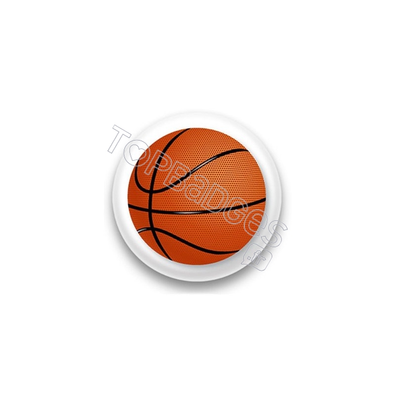 Badge ballon de basket
