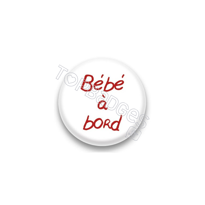 Badge bébé à bord