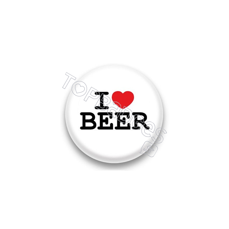 Badge I Love Beer