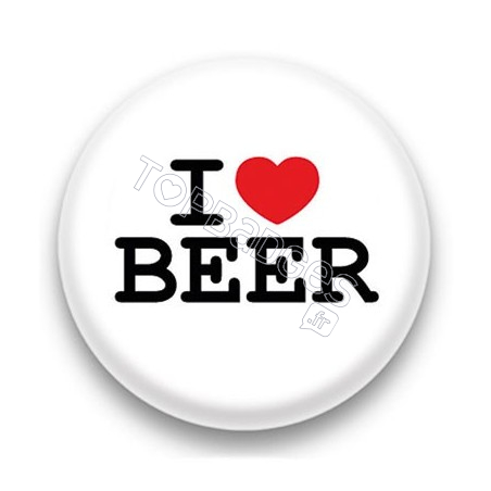 Badge I Love Beer