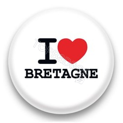 Badge I Love Bretagne