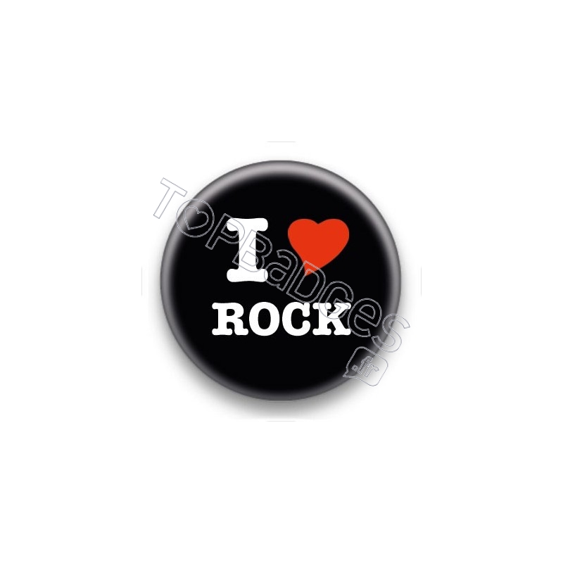 Badge I Love Rock