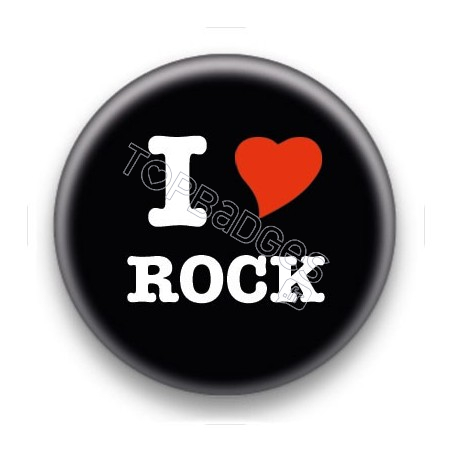 Badge I Love Rock