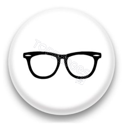 Badge Lunette noire