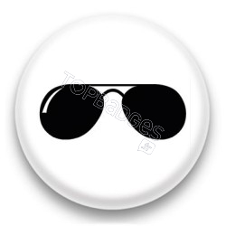 Badge Lunette de soleil noire