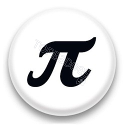 Badge Symbole pi