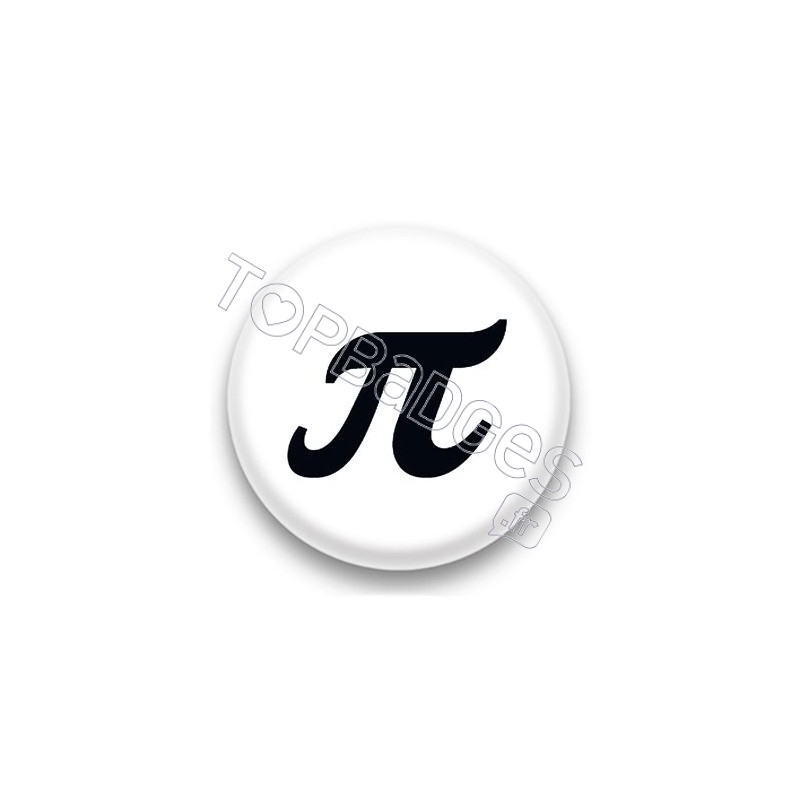 Badge Symbole pi