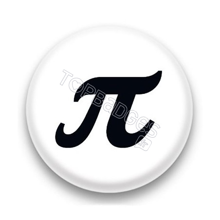 Badge Symbole pi