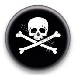 Badge Symbole tête de mort