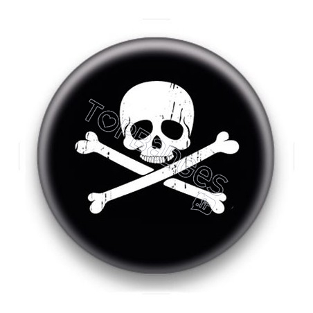 Badge Symbole tête de mort