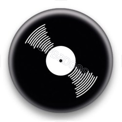 Badge Vinyle noir 