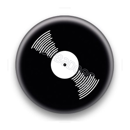 Badge Vinyle noir 