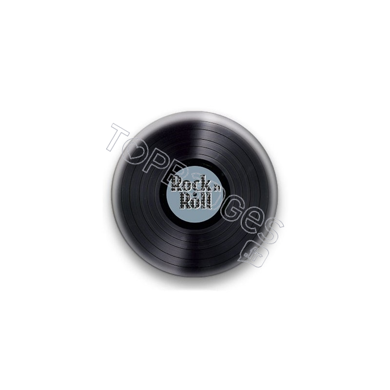 Badge Vinyle Rock n Roll