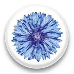 Badge Fleur bleue