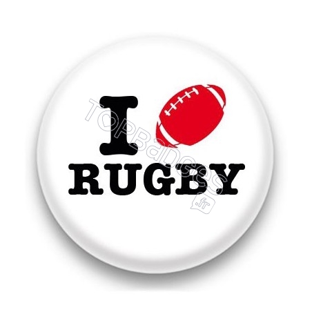 Badge I Love Rugby