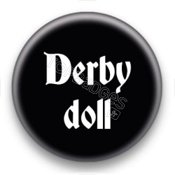 Badge Derby doll fond noir