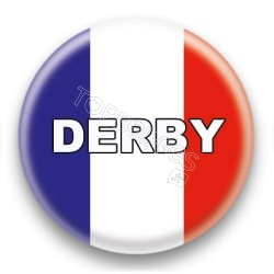 Badge Derby drapeau français