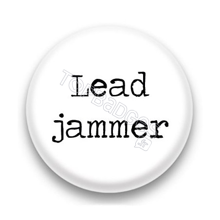 Badge Lead jammer fond blanc