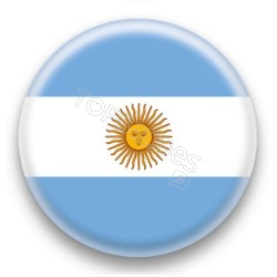 Badge Drapeau Argentine